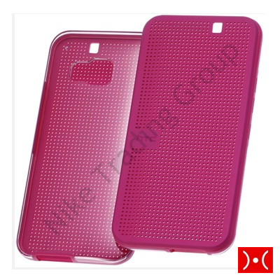 HTC ONE M9 Dot View Flip Cover Premium Candy Floss